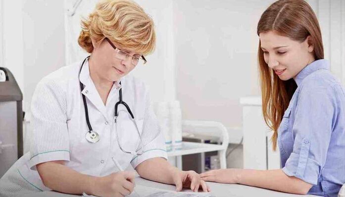 doctor's examination for cystitis