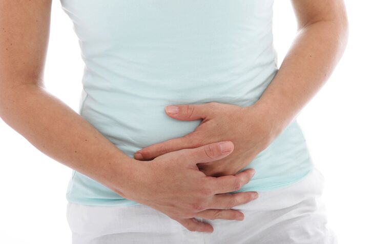 One of the signs of cystitis in women is excruciating pain in the lower abdomen